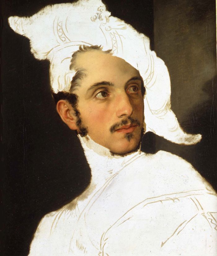 65_VanBellingen_Pelagio Palagi, 'Unfinished Portrait', 19e eeuw_700.jpg