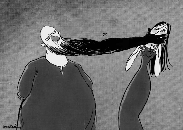 73_VanRaemdonck_De cartoons van Doaa El Adl_scherpe aanklachten tegen het geweld op vrouwen_700.jpg