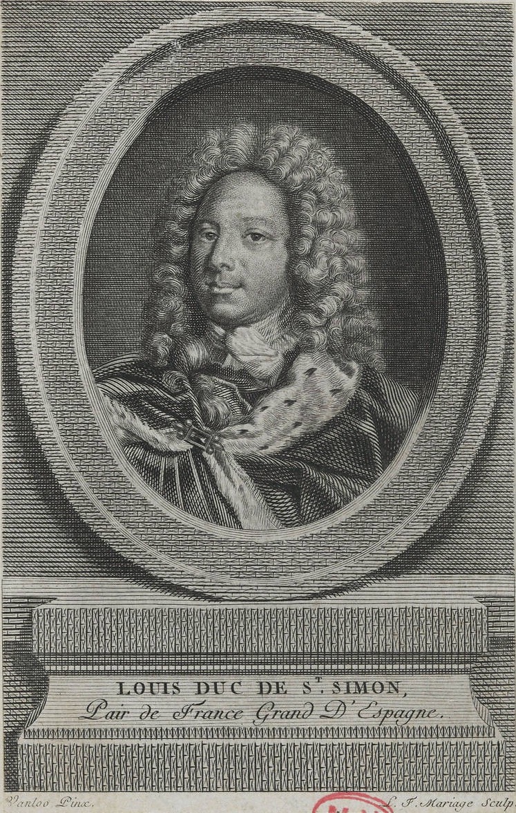 Louis de Rouvroy, hertog van Saint-Simon, After Jean-Baptiste van Loo [Public domain], via Wikimedia Commons.jpg